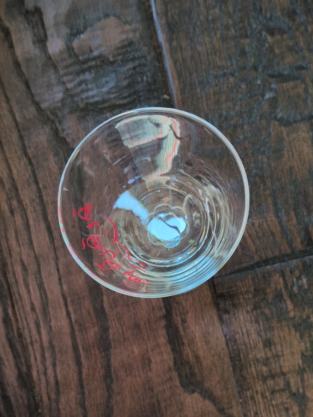 Vintage Kitschy and Fun Crooked Stem Tipsy Face Martini Manhattan Glass - Picture 5 of 10